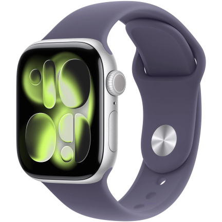 Apple Watch 11 42mm Silver Aluminum Case / Purple Fog Sport Band