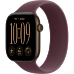 Apple Watch 12 46mm Light Gold Aluminum Case / Burgundy Sport Band