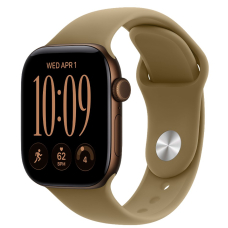 Apple Watch 12 42mm Dark Bronze Aluminum Case / Olive Sport Band