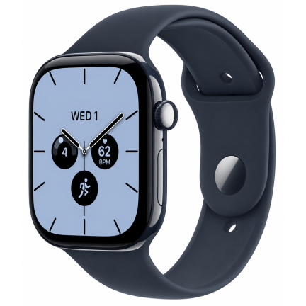 Apple Watch 12 46mm Ceramic Night Blue / Night Blue Sport Loop