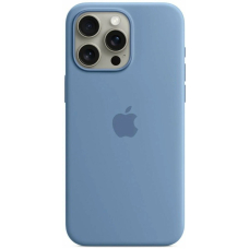 Чехол iPhone 16 Pro Silicone Case 360 Light Blue